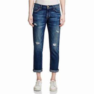 Current/Elliot Distressed Boyfriend Jeans